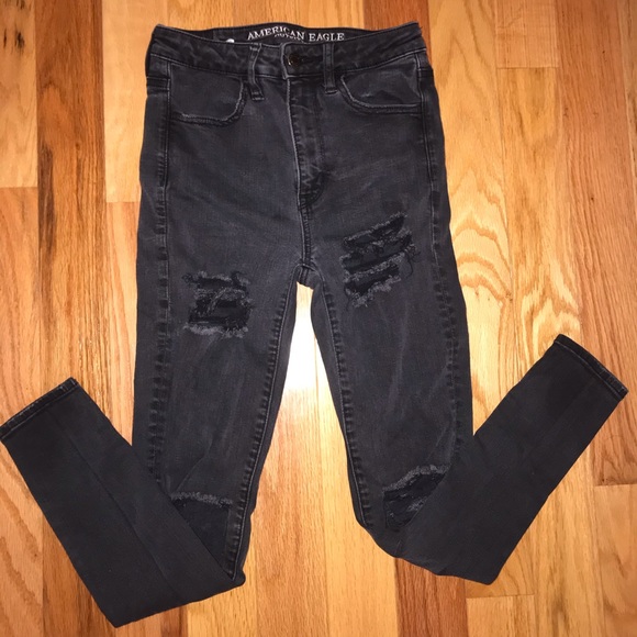 Black American Eagle Jeans - Picture 1 of 1